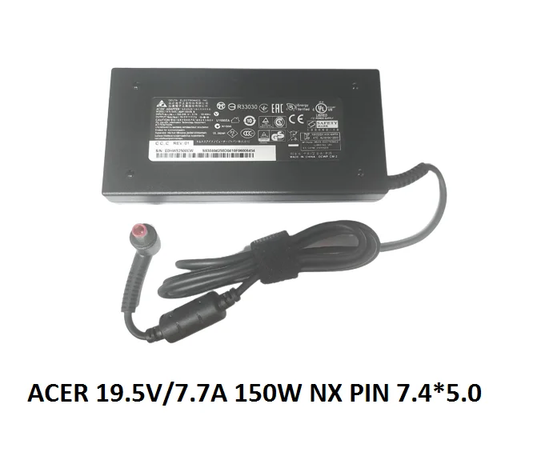 ACER LAPTOP CHARGER 150W 19V 7.7A GENUINE Original Adapter ( 7.4 MM ) ( 1 Yr Warranty )