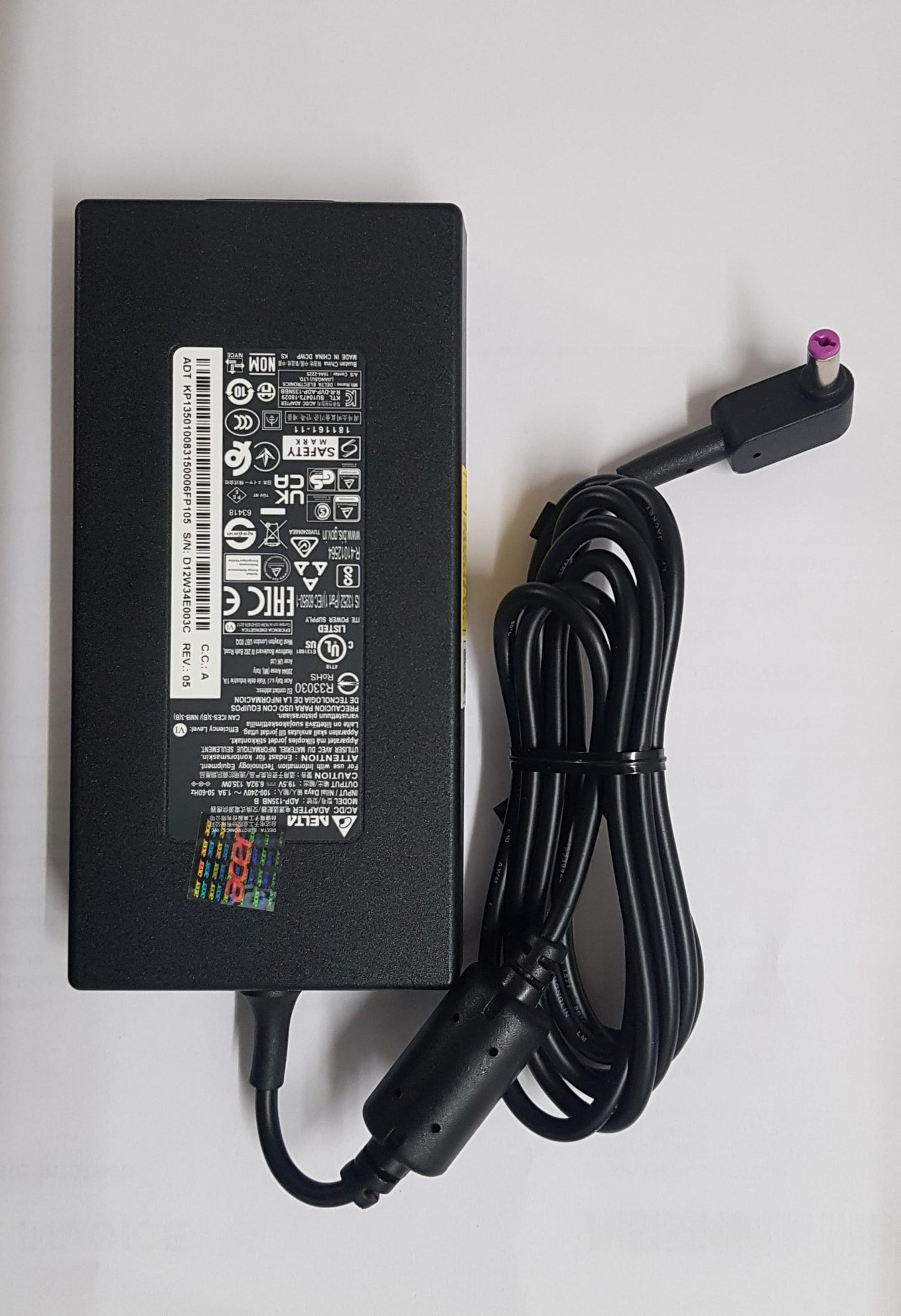 ACER LAPTOP CHARGER 135W 19.5V 6.92 AGENUINE Original Adapter ( 1.7 MM ) ( 1 Yr Warranty )