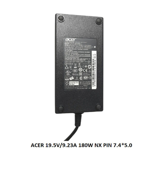 ACER LAPTOP CHARGER 180W 19.5V 9.23AGENUINE Original Adapter ( 7.4 MM ) ( 1 Yr Warranty )