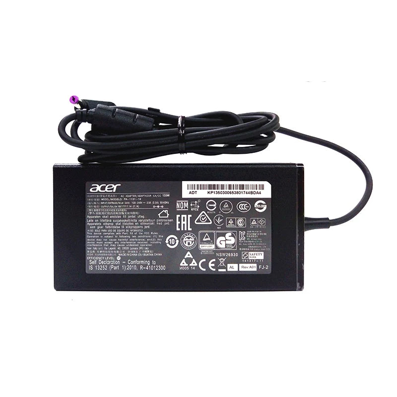 ACER LAPTOP CHARGER 135W 19.5V 7.1A AGENUINE Original Adapter ( 1.7 MM ) ( 1 Yr Warranty )