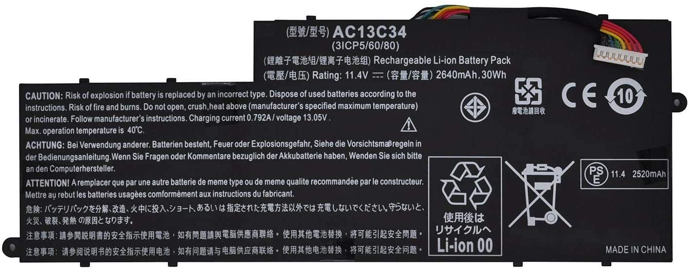 ACER AC13C34 - AC13C34 Original Laptop Notebook Battery (1 Yr Warranty)