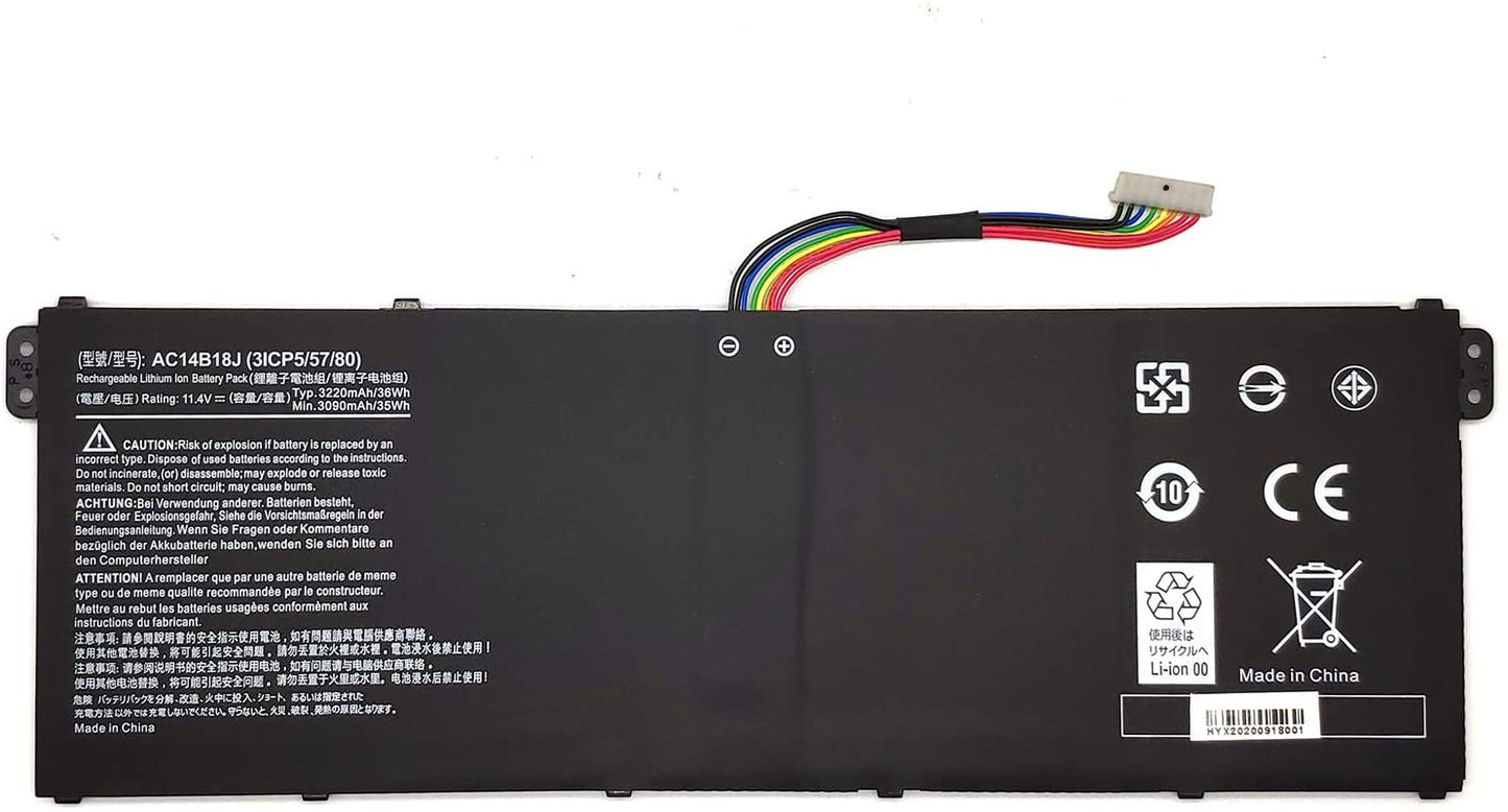 ACER AC14B18J - AC14B18J Original Laptop Notebook Battery (1 Yr Warranty)