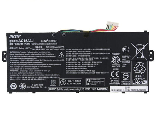 ACER AC15A3J - AC15A3J Original Laptop Notebook Battery (1 Yr Warranty)